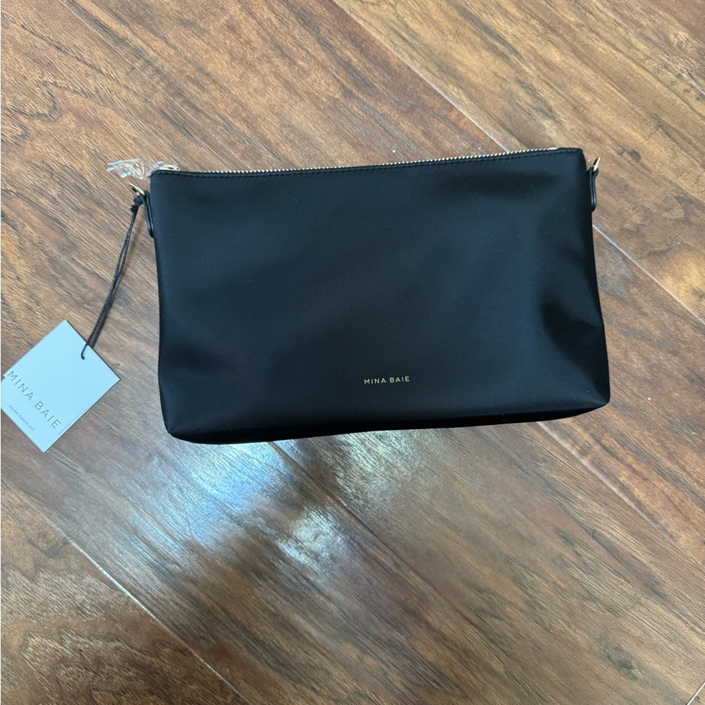 Mina Baie Mia Pouch Set Black Nylon
